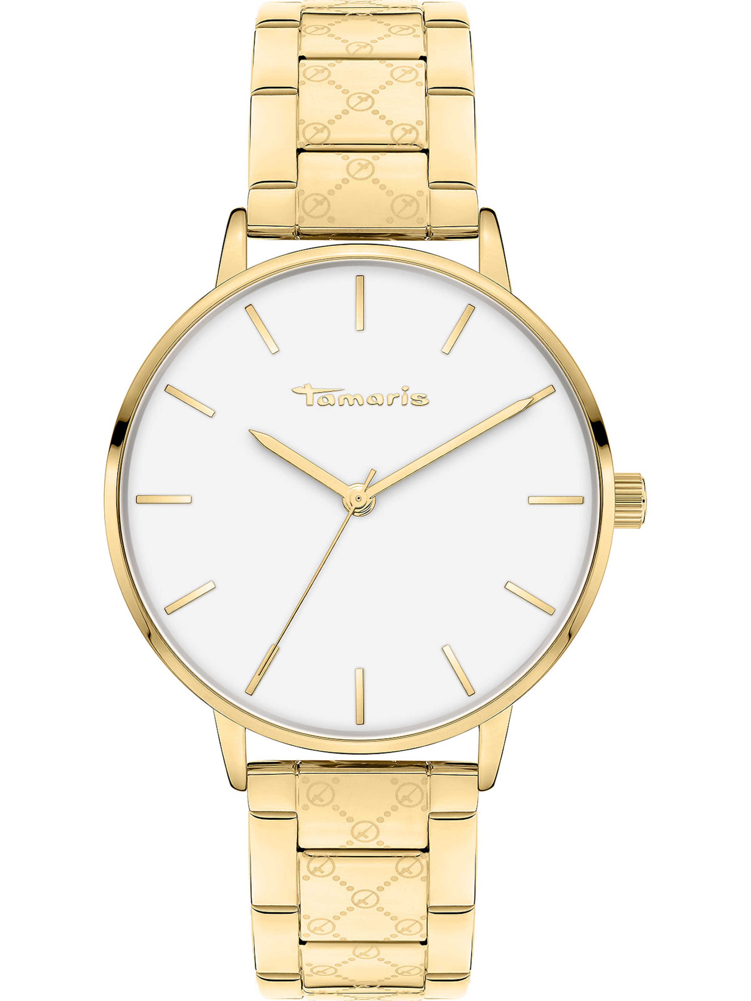 Montre à affichage analogique Tamaris en or : devant