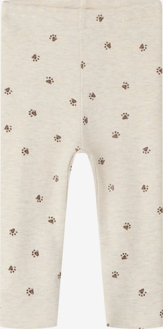 NAME IT Leggings 'NBMLARIS' i beige: framsida