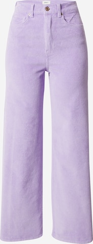 ONLY Wide leg Pants 'HOPE' in Purple: front