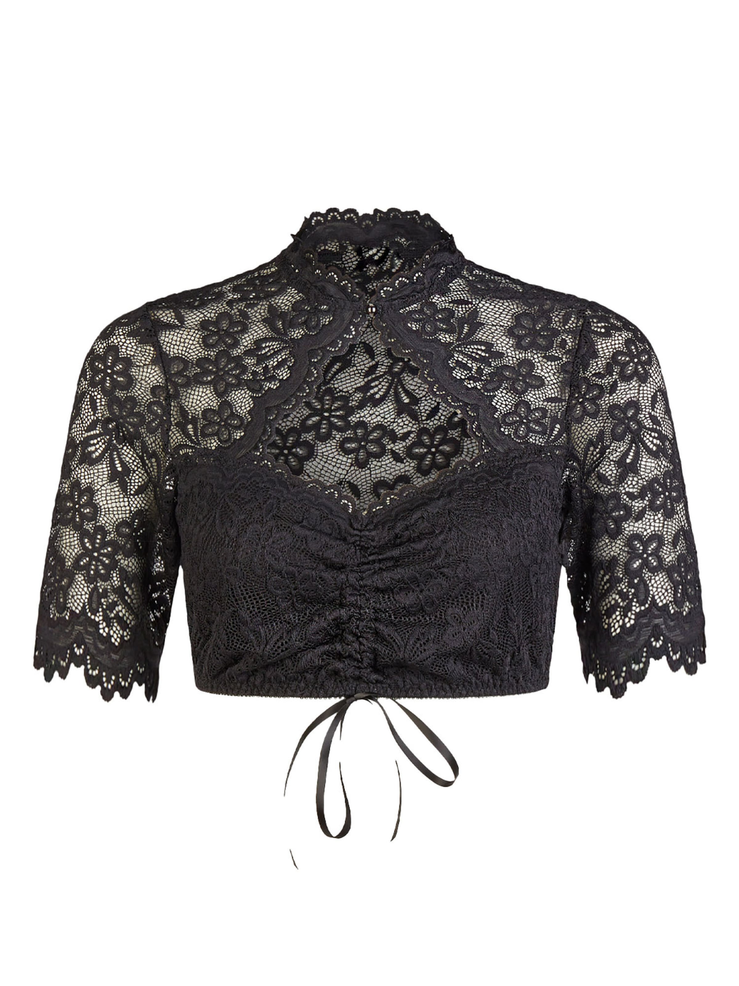 Nina von C. Traditional Blouse 'Sophie' in Black: front