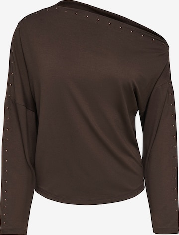 T-shirt 'ONLRox' ONLY en marron : devant
