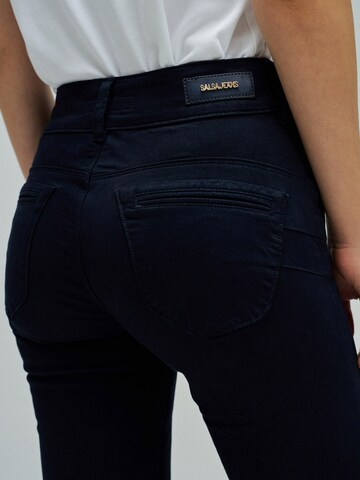 Salsa Jeans Slimfit Chino 'Secret' in Blauw