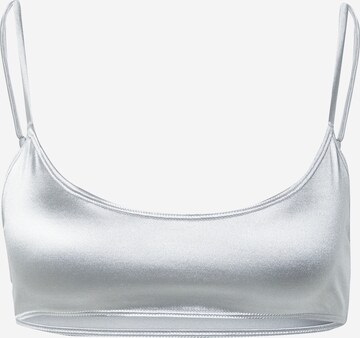 Bustier Hauts de bikini Monki en gris : devant