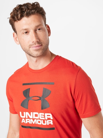 UNDER ARMOUR Functioneel shirt 'Foundation' in Rood