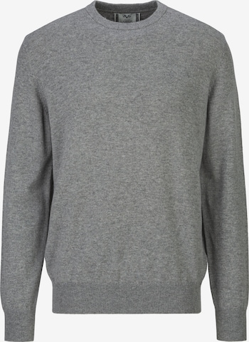 19V69 ITALIA Pullover 'Clint Embro' in Grau: Vorderseite