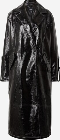 Nasty Gal Between-Seasons Coat in Black: front