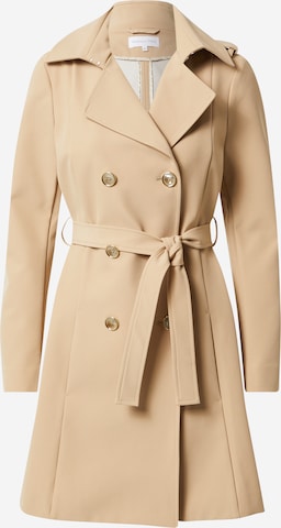 Manteau mi-saison PATRIZIA PEPE en beige : devant