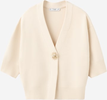 MANGOKardigan 'HELIA' - bež boja: prednji dio