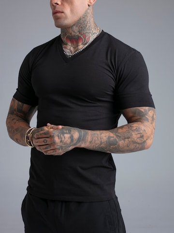 SikSilk Shirt in Black