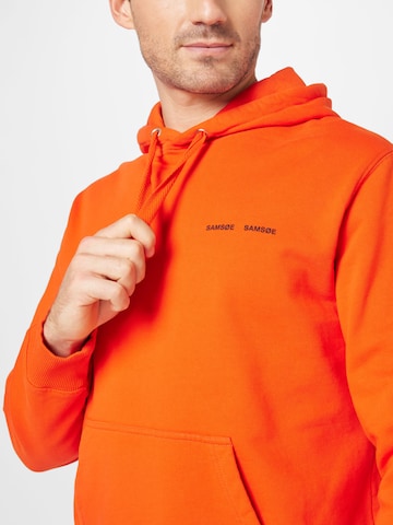 Samsøe Samsøe - Sweatshirt 'Norsbro' em laranja