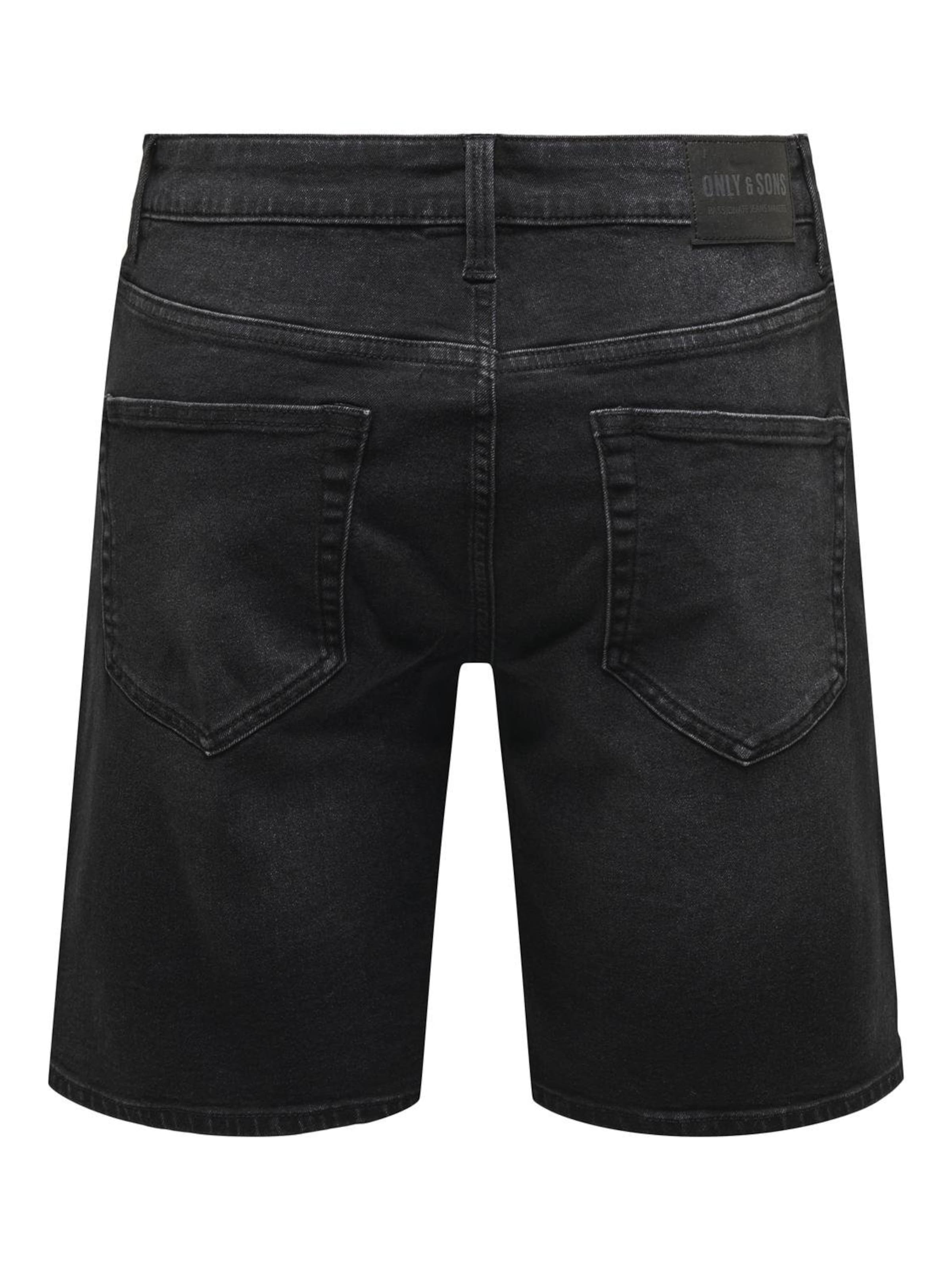 Only & Sons Regular Jeans 'WEFT' in Black