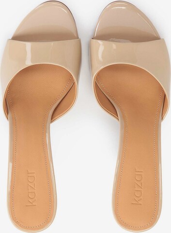 Kazar Mules in Beige