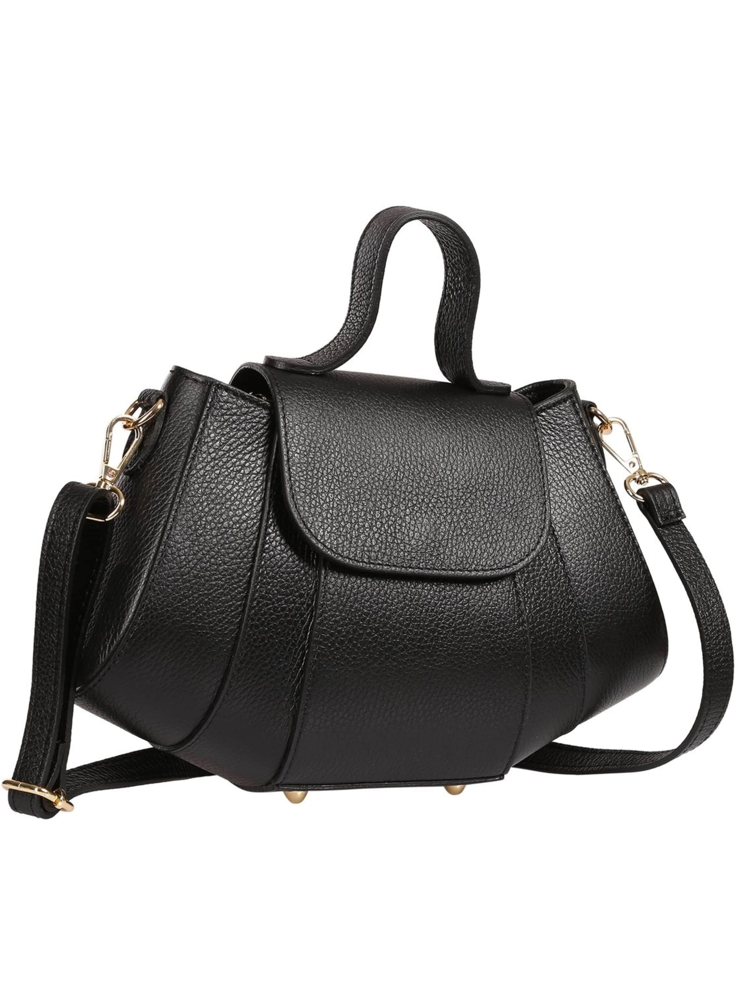 Toscanto - Bolso de hombro en negro: frente