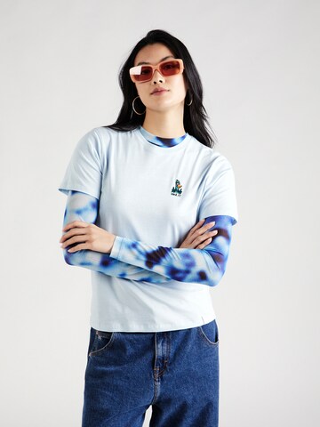 Iriedaily - Camiseta 'Duck' en azul: frente