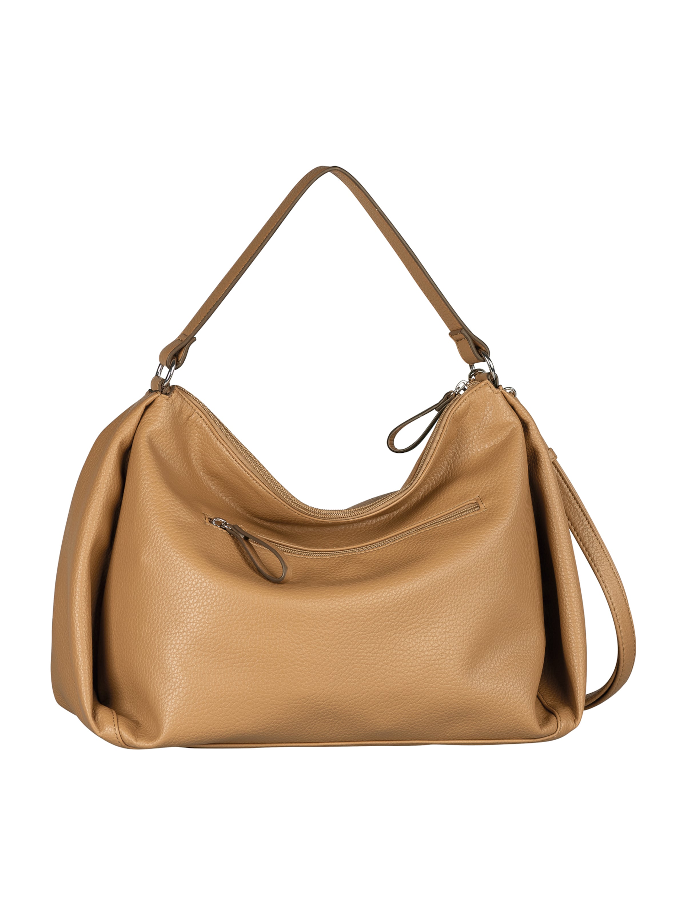 TOM TAILOR - Mala de ombro 'Cassia' em bege