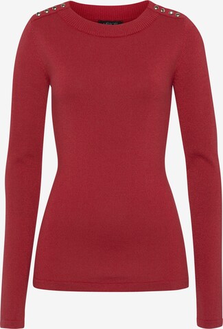 MELROSE Sweater in Red: front