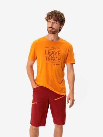 VAUDE Performance shirt 'Tekoa' in Orange: front
