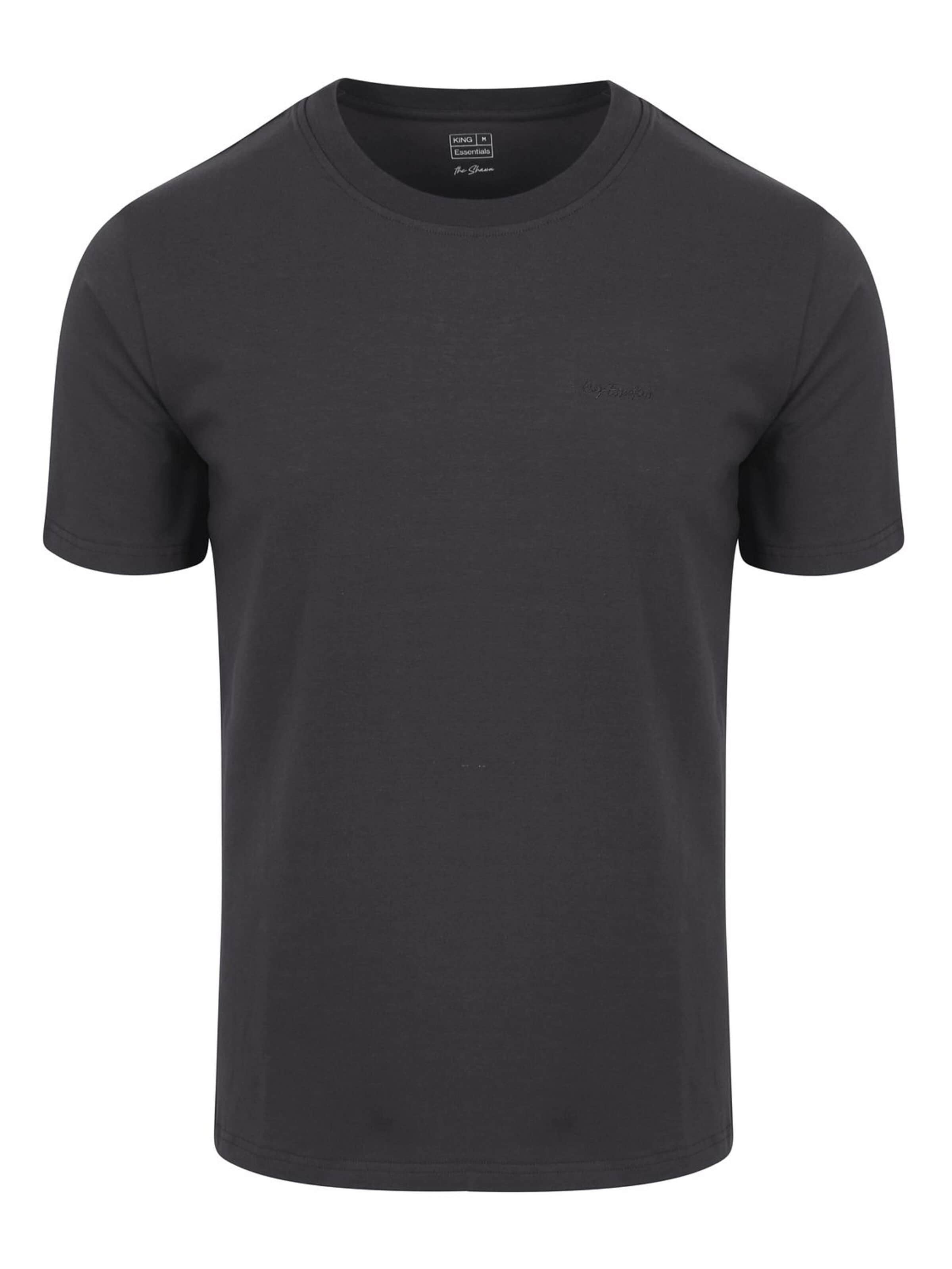 KING Essentials Shirt 'The Shawn'‌‌‌‌‌‌‌‌‌‌ in Grau: Vorderseite