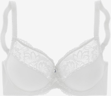 LASCANA Minimiser Bra in White: front