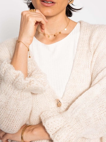 SASSYCLASSY Oversized Cardigan in Beige