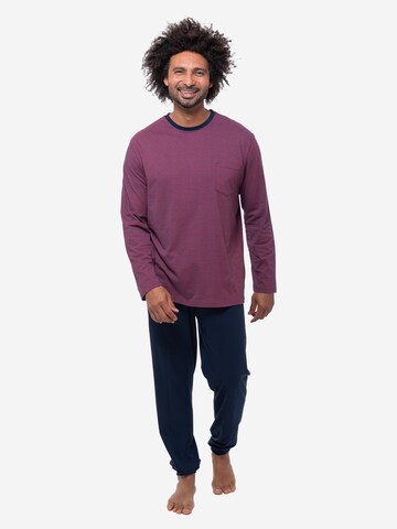 Ammann Long Pajamas 'Night & Home Cotton' in Mixed colors