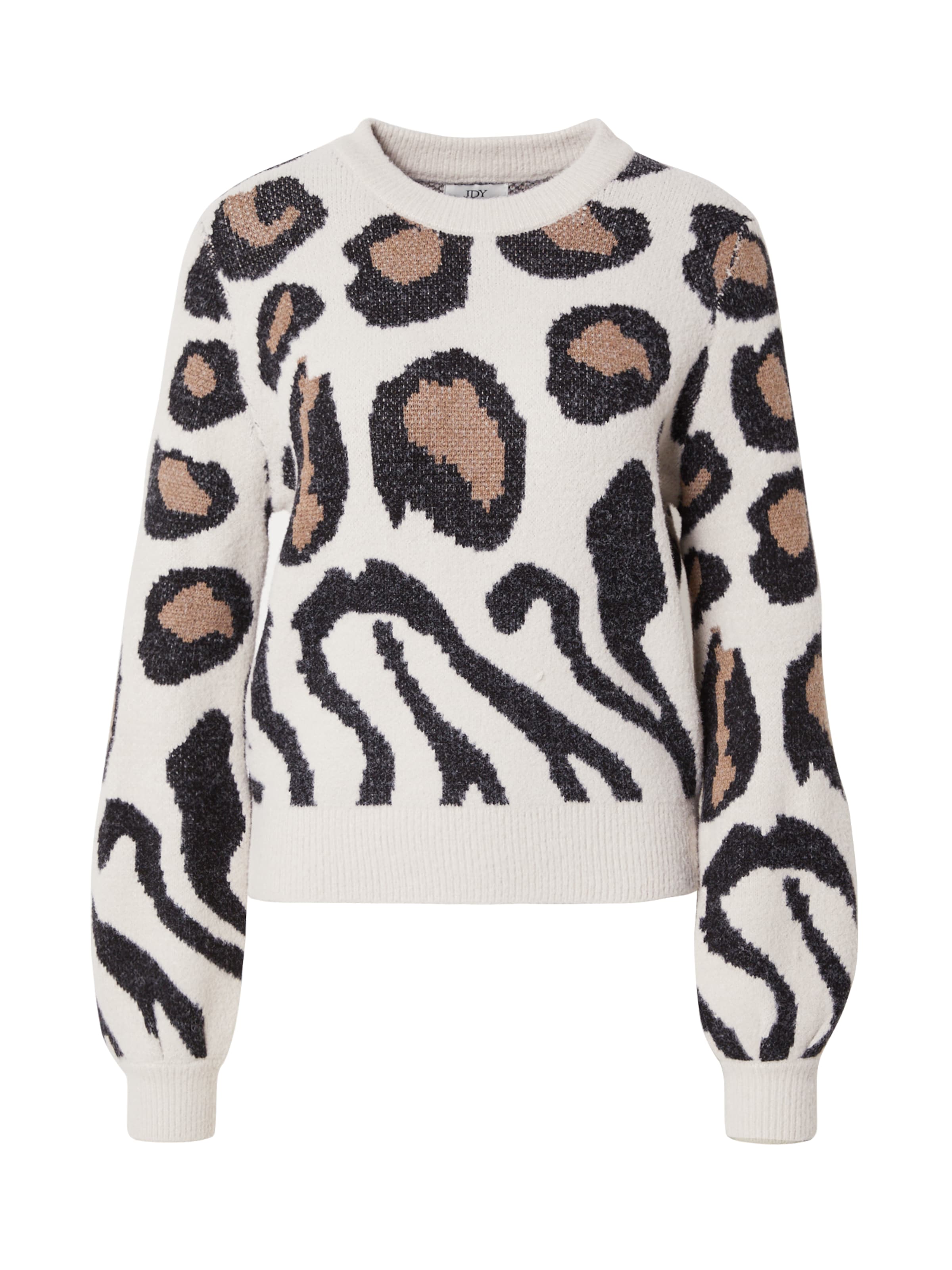 JDY Pullover 'JDYLORRAINE' in Grau: Vorderseite