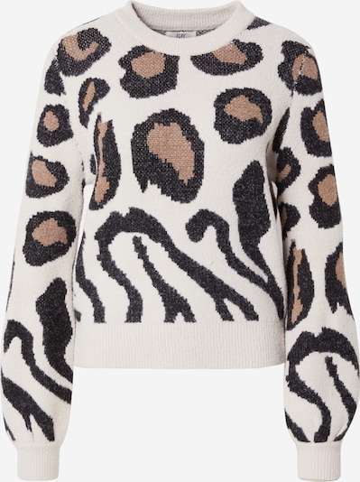 JDY Neulepaita 'JDYLORRAINE' värissä beige / vaaleanharmaa / musta, Tuotenäkymä