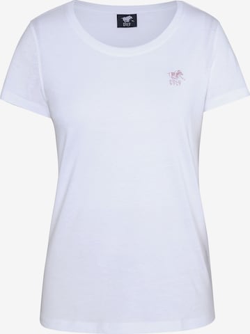 Polo Sylt Shirt in White: front