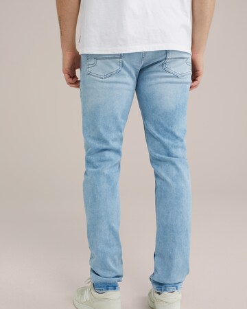 WE Fashion Slimfit Farkut värissä sininen