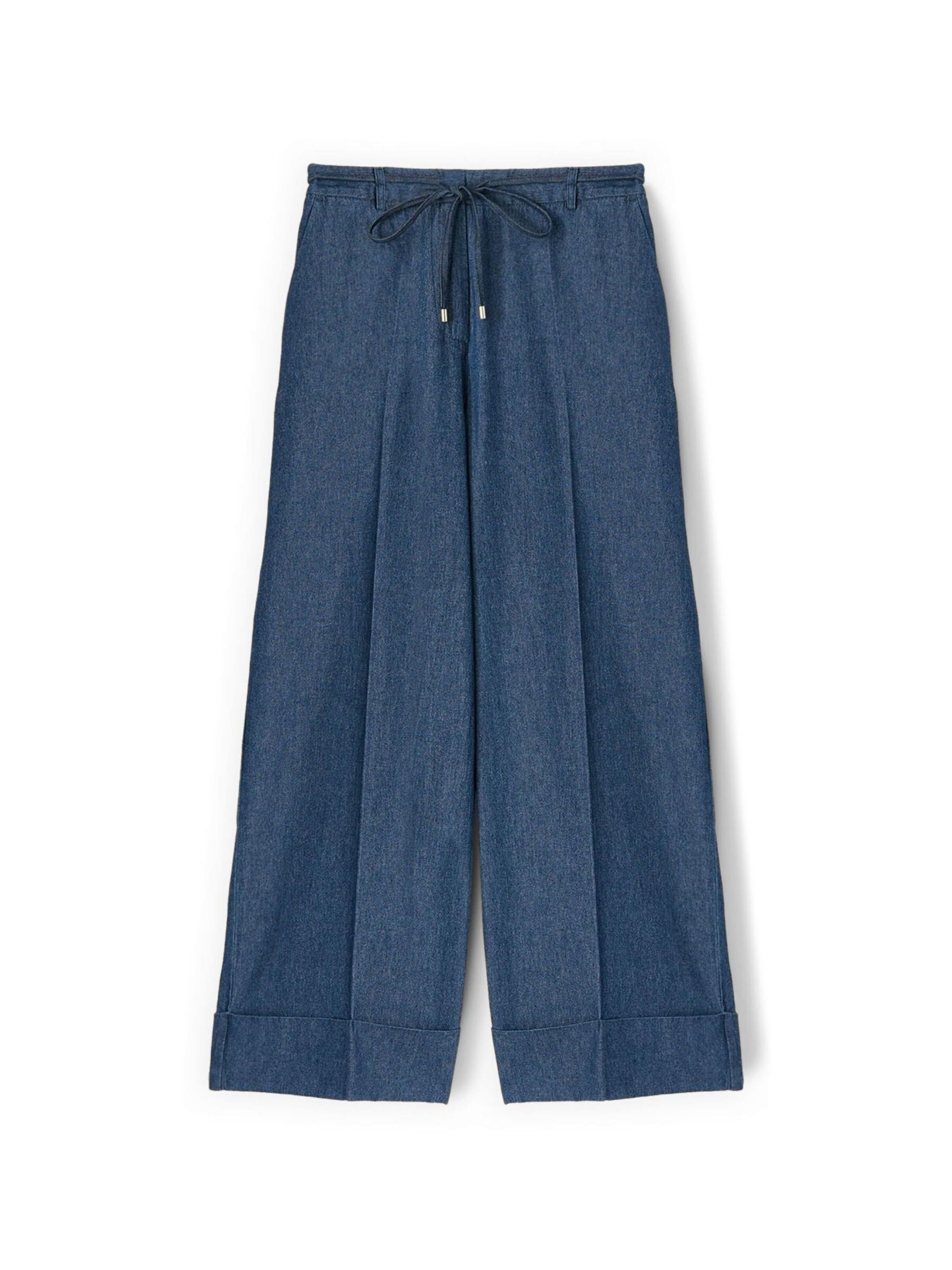 Wide leg Jeans di MOTIVI in blu: frontale