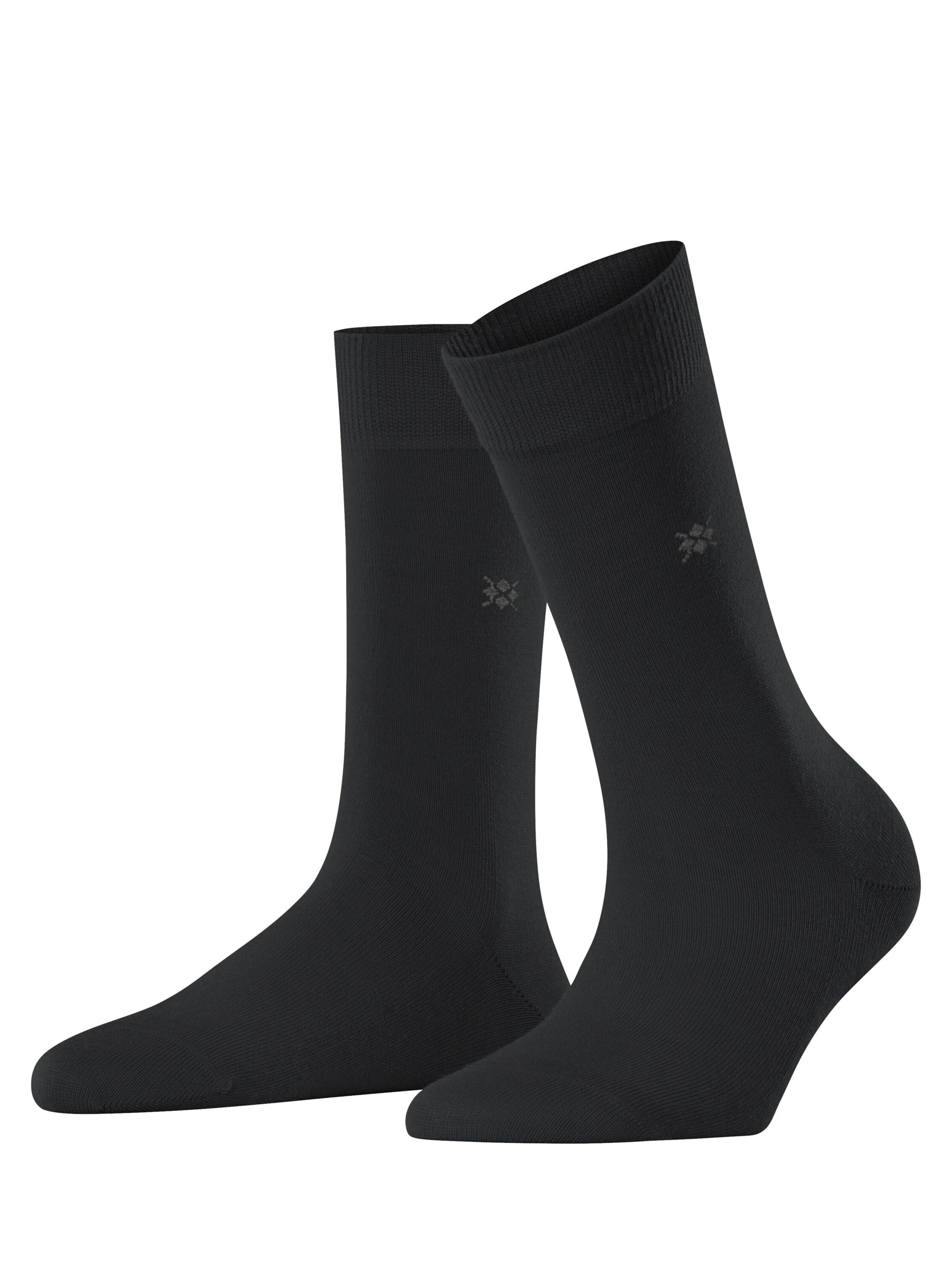 BURLINGTON Socks 'Bloomsbury' in Black: front