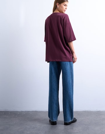 raudona TOPSHOP Marškinėliai 'TSLINE'