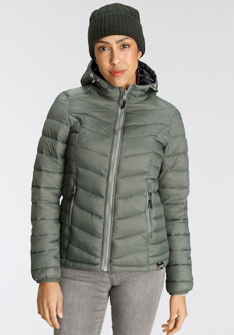 POLARINO Outdoor Jacket in Green: front