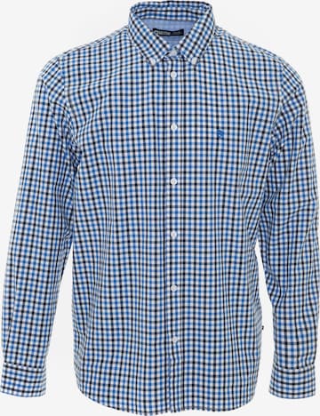 BIG STAR Regular fit Button Up Shirt in Blue: front