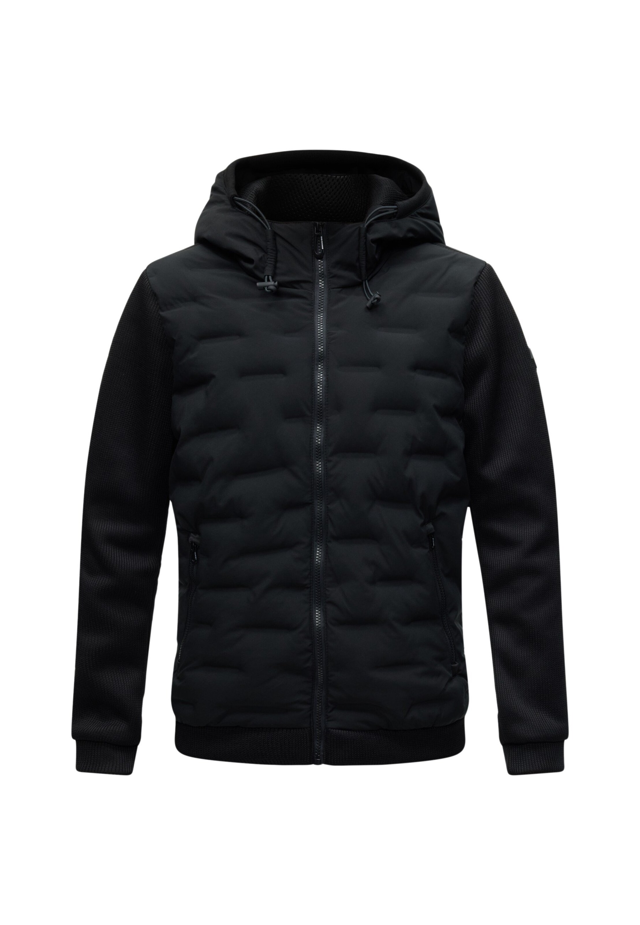No Excess Jacke in Schwarz: Vorderseite