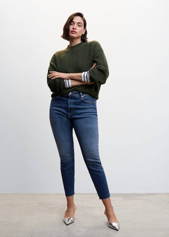 MANGO Skinny Jeans 'Isa' in Blau