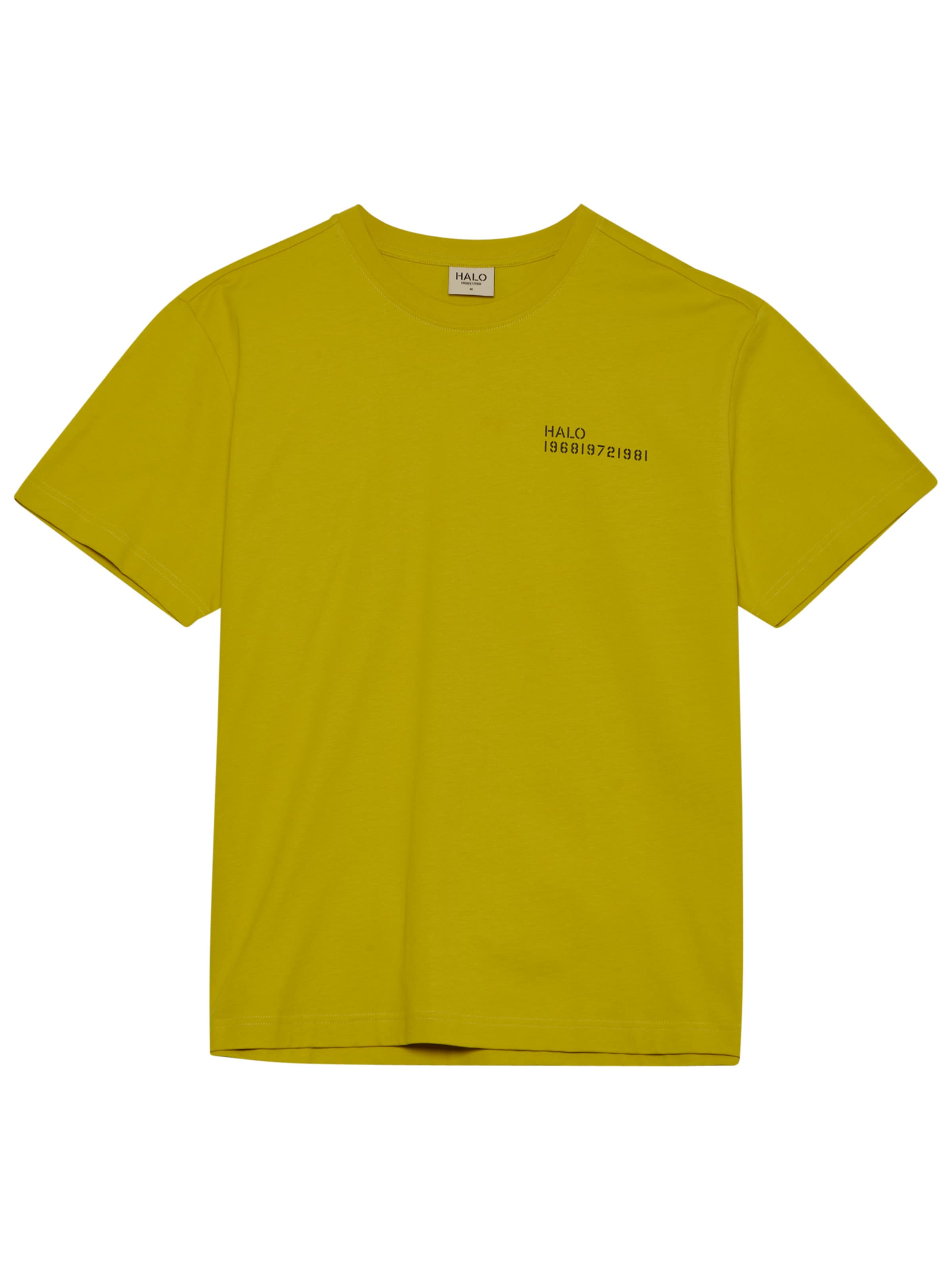 HALO Funktionsshirt 'Essential' in Gelb: Vorderseite