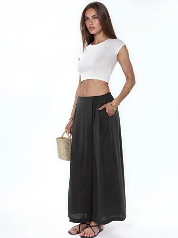 Wide leg Pantaloni di Hiccup in nero