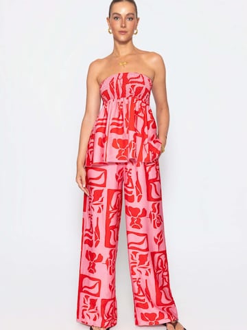 SASSYCLASSY Wide leg Byxa i rosa