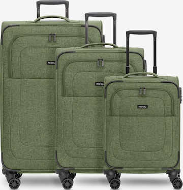 Ensemble de bagages Redolz en vert : devant