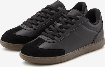 Sneaker bassa di Elbsand in nero: frontale