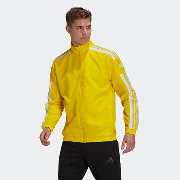 Giacca per l'allenamento 'Squadra 21' di ADIDAS SPORTSWEAR in giallo: frontale