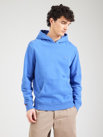 Felpa 'Essential' di Superdry in blu: frontale