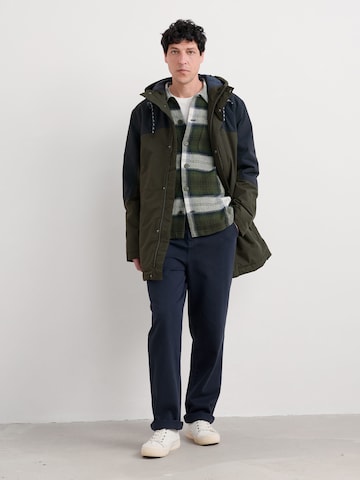 Manteau mi-saison ' Horizon' ' Seasalt Cornwall en vert