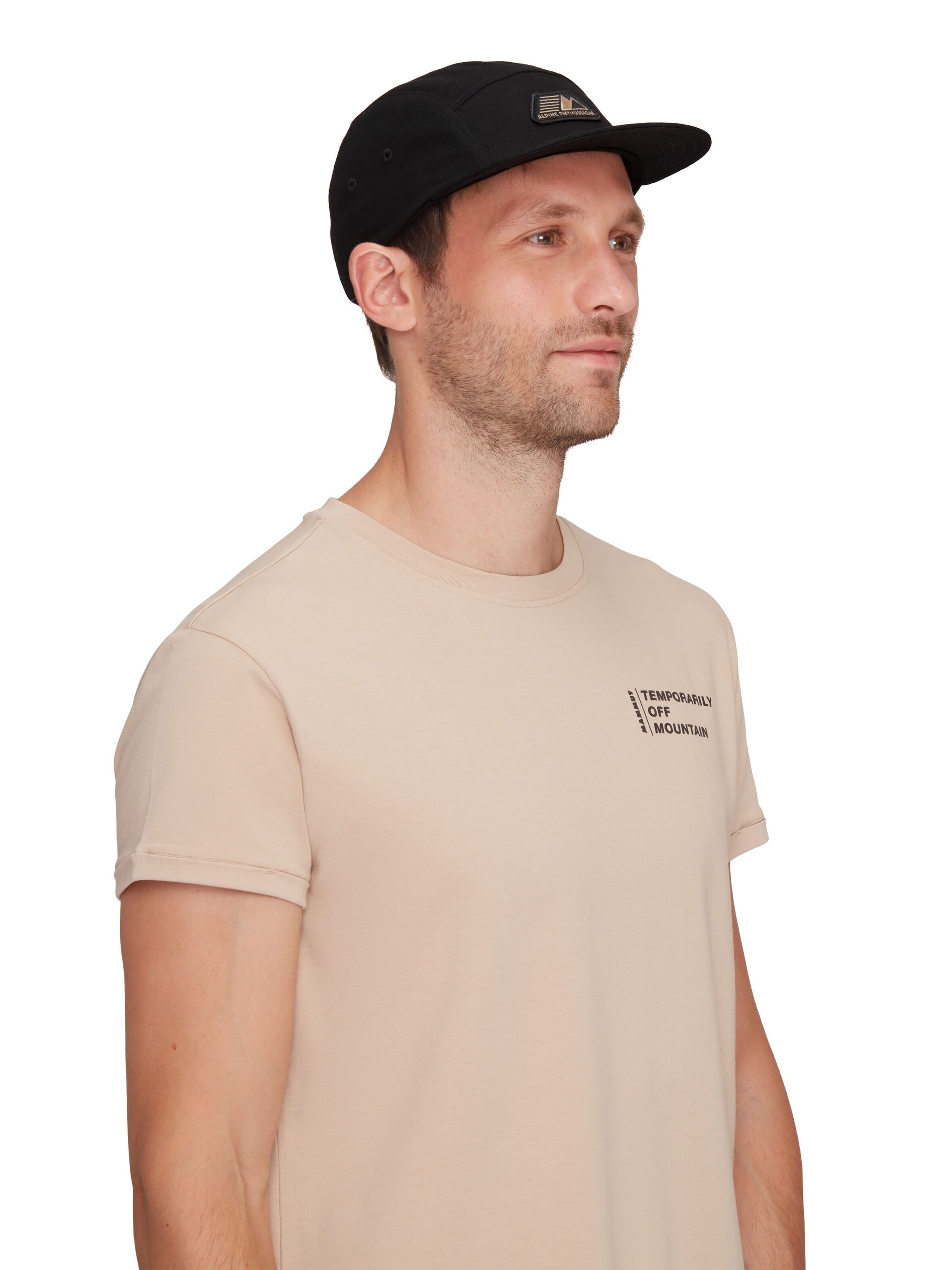 MAMMUT Sportcap ‘Five’ in Schwarz: Vorderseite