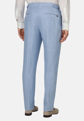 Coupe slim Pantalon à pince Boggi Milano en bleu
