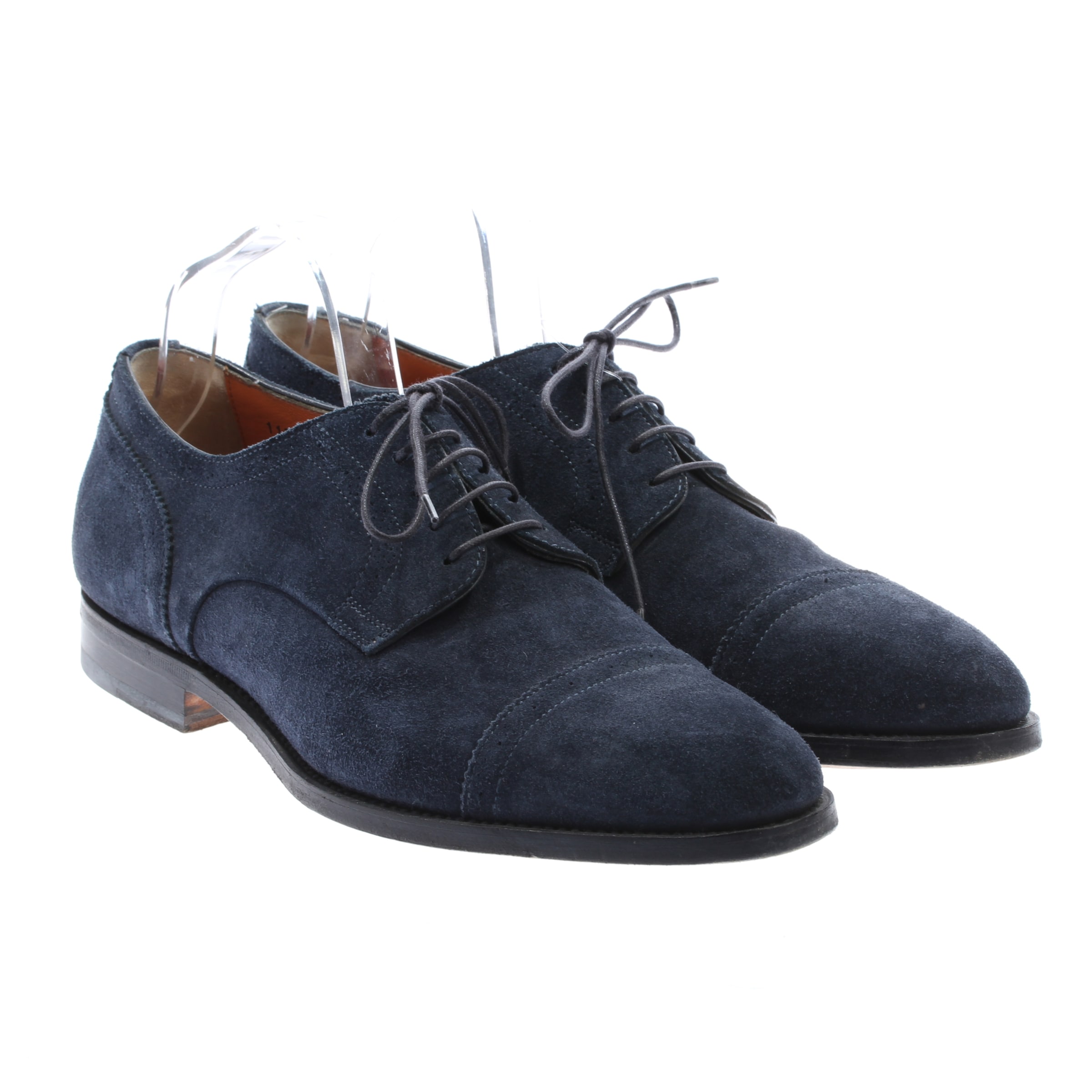 Santoni Halbschuhe 41,5 in Blau: Vorderseite