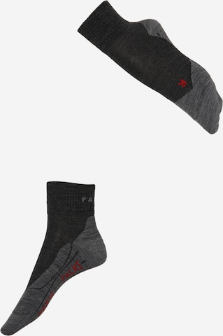 FALKE Athletic Socks in Grey: front