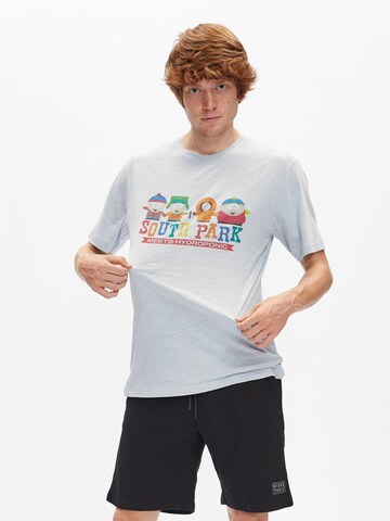 hydroponic - Camiseta 'Hydroponic x South Park Regular-Fit Crew Graphic T-Shirt' en azul