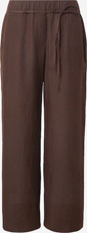 Wide Leg Pantalon 'CHIARA' MAC en marron : devant